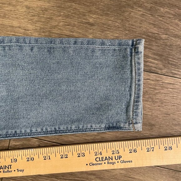 American Eagle Stretch Womens Mom Jean Size 0 Regular Med Wash - Picture 8 of 8